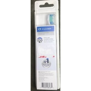 Philips Sonicare HX6011/69 Simply Clean Toothbrush Replacement Head Medium
